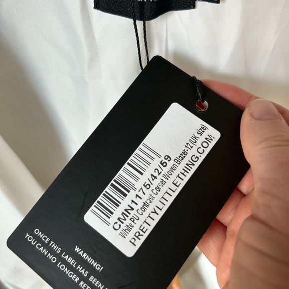 Pretty Little Thing Tan Faux Leather Bustier Layer - Picture 2 of 7